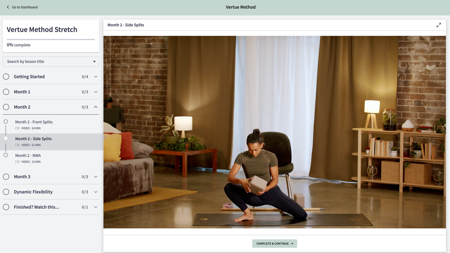 Vertue Method Stretch
